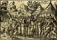Picture 42 of 134 from Historiarvm memorabilivm ex Exodo, sequentibusq́ [] libris descriptio (1558), leaf 52