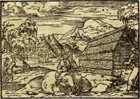 Picture 44 of 134 from Historiarvm memorabilivm ex Exodo, sequentibusq́ [] libris descriptio (1558), leaf 54