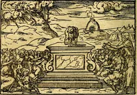 Picture 52 of 134 from Historiarvm memorabilivm ex Exodo, sequentibusq́ [] libris descriptio (1558), leaf 63