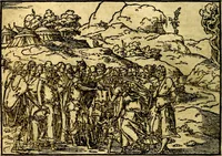 Picture 56 of 134 from Historiarvm memorabilivm ex Exodo, sequentibusq́ [] libris descriptio (1558), leaf 67