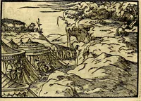 Picture 61 of 134 from Historiarvm memorabilivm ex Exodo, sequentibusq́ [] libris descriptio (1558), leaf 72