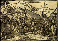 Picture 64 of 134 from Historiarvm memorabilivm ex Exodo, sequentibusq́ [] libris descriptio (1558), leaf 75