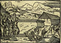 Picture 78 of 134 from Historiarvm memorabilivm ex Exodo, sequentibusq́ [] libris descriptio (1558), leaf 90