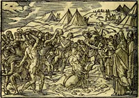 Picture 79 of 134 from Historiarvm memorabilivm ex Exodo, sequentibusq́ [] libris descriptio (1558), leaf 91
