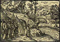 Picture 80 of 134 from Historiarvm memorabilivm ex Exodo, sequentibusq́ [] libris descriptio (1558), leaf 92