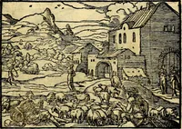 Picture 24 of 90 from Historiarvm memorabilivm ex Genesi descriptio (1558), leaf 30