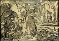 An illustration from Historiarvm memorabilivm ex Genesi descriptio (1558)
