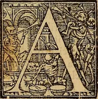 An illustration from Historias de idacio obispo : qve escrivio poco antes qve España se perdiese. De Isidoro, Obispo de Badajoz ... De Sebastiano, Obispo de Salamanca ... De Sampiro, Obispo de Astorga ... De Pelagio, Obispo de Ouiedo ... Nunca hasta agora impressas, con otras notas tocantes a estas historias, y reyes dellas. (1615)