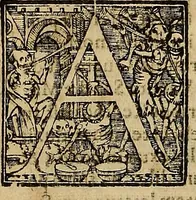 An illustration from Historias de idacio obispo : qve escrivio poco antes qve España se perdiese. De Isidoro, Obispo de Badajoz ... De Sebastiano, Obispo de Salamanca ... De Sampiro, Obispo de Astorga ... De Pelagio, Obispo de Ouiedo ... Nunca hasta agora impressas, con otras notas tocantes a estas historias, y reyes dellas. (1615)