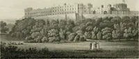 An illustration from A descriptive and historical account of various palaces and public buildings (English and foreign) : with biographical notices of their founders, and other eminent persons (1821)