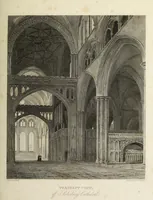 An illustration from An historical account of the Episcopal see, and cathedral church, of Sarum, or Salisbury : comprising biographical notices of the bishops : the history of the establishment, from the earliest period : and a description of the monuments : illustrated with engravings (1814)