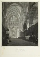 An illustration from An historical account of the Episcopal see, and cathedral church, of Sarum, or Salisbury : comprising biographical notices of the bishops : the history of the establishment, from the earliest period : and a description of the monuments : illustrated with engravings (1814)