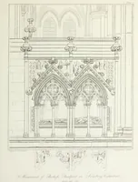 An illustration from An historical account of the Episcopal see, and cathedral church, of Sarum, or Salisbury : comprising biographical notices of the bishops : the history of the establishment, from the earliest period : and a description of the monuments : illustrated with engravings (1814)