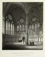 An illustration from An historical account of the Episcopal see, and cathedral church, of Sarum, or Salisbury : comprising biographical notices of the bishops : the history of the establishment, from the earliest period : and a description of the monuments : illustrated with engravings (1814)