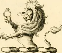 An illustration from Historical anecdotes of heraldry and chivalry : tending to shew the origin of many English and foreign coats of arms, circumstances and customs (1795)