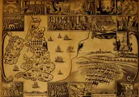 An illustration from Historical collections of private passages of state : weighty matters in law. Remarkable proceedings in five Parliaments. Beginning the sixteenth year of King James, anno 1618. And ending the fifth year of King Charls, anno 1629 (1682)