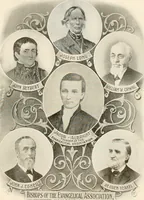 An illustration from Historical data and life sketches of the deceased ministers of the Indiana Conference of the Evangelical Association, 1835 to 1915 (1915)