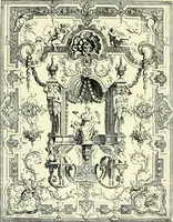 An illustration from An historical guide to French interiors, furniture, decoration, woodwork & allied arts during the last half of the seventeenth century, the whole of the eighteenth century, and the earlier part of the nineteenth (1903)