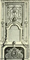 An illustration from An historical guide to French interiors, furniture, decoration, woodwork & allied arts during the last half of the seventeenth century, the whole of the eighteenth century, and the earlier part of the nineteenth (1903)