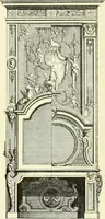 An illustration from An historical guide to French interiors, furniture, decoration, woodwork & allied arts during the last half of the seventeenth century, the whole of the eighteenth century, and the earlier part of the nineteenth (1903)