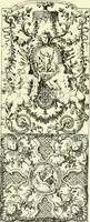 An illustration from An historical guide to French interiors, furniture, decoration, woodwork & allied arts during the last half of the seventeenth century, the whole of the eighteenth century, and the earlier part of the nineteenth (1903)