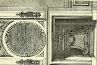 An illustration from An historical guide to French interiors, furniture, decoration, woodwork & allied arts during the last half of the seventeenth century, the whole of the eighteenth century, and the earlier part of the nineteenth (1903)