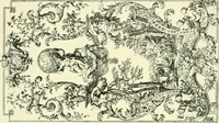 An illustration from An historical guide to French interiors, furniture, decoration, woodwork & allied arts during the last half of the seventeenth century, the whole of the eighteenth century, and the earlier part of the nineteenth (1903)
