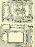 An illustration from An historical guide to French interiors, furniture, decoration, woodwork & allied arts during the last half of the seventeenth century, the whole of the eighteenth century, and the earlier part of the nineteenth (1903)