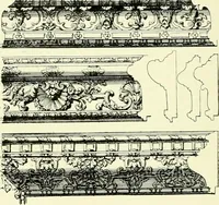 An illustration from An historical guide to French interiors, furniture, decoration, woodwork & allied arts during the last half of the seventeenth century, the whole of the eighteenth century, and the earlier part of the nineteenth (1903)