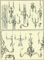 An illustration from An historical guide to French interiors, furniture, decoration, woodwork & allied arts during the last half of the seventeenth century, the whole of the eighteenth century, and the earlier part of the nineteenth (1903)
