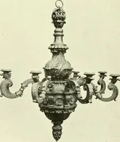 An illustration from An historical guide to French interiors, furniture, decoration, woodwork & allied arts during the last half of the seventeenth century, the whole of the eighteenth century, and the earlier part of the nineteenth (1903)