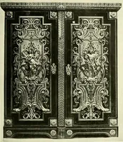 An illustration from An historical guide to French interiors, furniture, decoration, woodwork & allied arts during the last half of the seventeenth century, the whole of the eighteenth century, and the earlier part of the nineteenth (1903)