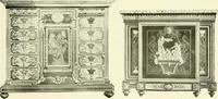 An illustration from An historical guide to French interiors, furniture, decoration, woodwork & allied arts during the last half of the seventeenth century, the whole of the eighteenth century, and the earlier part of the nineteenth (1903)