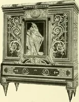 An illustration from An historical guide to French interiors, furniture, decoration, woodwork & allied arts during the last half of the seventeenth century, the whole of the eighteenth century, and the earlier part of the nineteenth (1903)