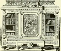 An illustration from An historical guide to French interiors, furniture, decoration, woodwork & allied arts during the last half of the seventeenth century, the whole of the eighteenth century, and the earlier part of the nineteenth (1903)