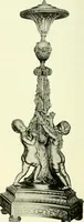 An illustration from An historical guide to French interiors, furniture, decoration, woodwork & allied arts during the last half of the seventeenth century, the whole of the eighteenth century, and the earlier part of the nineteenth (1903)