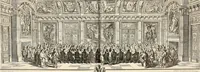 An illustration from An historical guide to French interiors, furniture, decoration, woodwork & allied arts during the last half of the seventeenth century, the whole of the eighteenth century, and the earlier part of the nineteenth (1903)