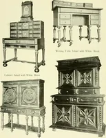 An illustration from An historical guide to French interiors, furniture, decoration, woodwork & allied arts during the last half of the seventeenth century, the whole of the eighteenth century, and the earlier part of the nineteenth (1903)