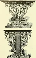 An illustration from An historical guide to French interiors, furniture, decoration, woodwork & allied arts during the last half of the seventeenth century, the whole of the eighteenth century, and the earlier part of the nineteenth (1903)