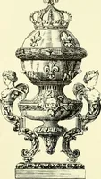 An illustration from An historical guide to French interiors, furniture, decoration, woodwork & allied arts during the last half of the seventeenth century, the whole of the eighteenth century, and the earlier part of the nineteenth (1903)