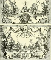 An illustration from An historical guide to French interiors, furniture, decoration, woodwork & allied arts during the last half of the seventeenth century, the whole of the eighteenth century, and the earlier part of the nineteenth (1903)