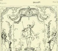 An illustration from An historical guide to French interiors, furniture, decoration, woodwork & allied arts during the last half of the seventeenth century, the whole of the eighteenth century, and the earlier part of the nineteenth (1903)