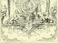 An illustration from An historical guide to French interiors, furniture, decoration, woodwork & allied arts during the last half of the seventeenth century, the whole of the eighteenth century, and the earlier part of the nineteenth (1903)