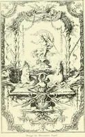 An illustration from An historical guide to French interiors, furniture, decoration, woodwork & allied arts during the last half of the seventeenth century, the whole of the eighteenth century, and the earlier part of the nineteenth (1903)