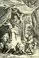 An illustration from An historical guide to French interiors, furniture, decoration, woodwork & allied arts during the last half of the seventeenth century, the whole of the eighteenth century, and the earlier part of the nineteenth (1903)