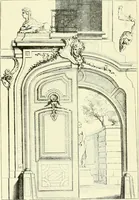 An illustration from An historical guide to French interiors, furniture, decoration, woodwork & allied arts during the last half of the seventeenth century, the whole of the eighteenth century, and the earlier part of the nineteenth (1903)