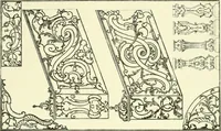 An illustration from An historical guide to French interiors, furniture, decoration, woodwork & allied arts during the last half of the seventeenth century, the whole of the eighteenth century, and the earlier part of the nineteenth (1903)