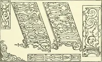 An illustration from An historical guide to French interiors, furniture, decoration, woodwork & allied arts during the last half of the seventeenth century, the whole of the eighteenth century, and the earlier part of the nineteenth (1903)