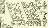 An illustration from An historical guide to French interiors, furniture, decoration, woodwork & allied arts during the last half of the seventeenth century, the whole of the eighteenth century, and the earlier part of the nineteenth (1903)