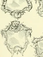 An illustration from An historical guide to French interiors, furniture, decoration, woodwork & allied arts during the last half of the seventeenth century, the whole of the eighteenth century, and the earlier part of the nineteenth (1903)